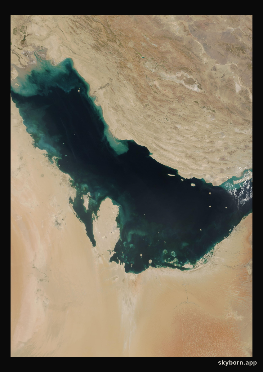The Earth on 26 September 2009 · Persian Gulf