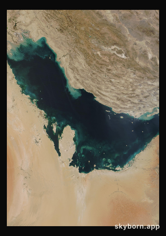 The Earth on 27 September 2009 · Persian Gulf