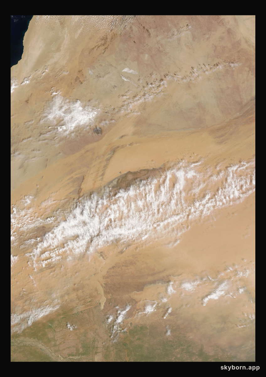 The Earth on 28 September 2009 · Eye of the Sahara, Mauritania