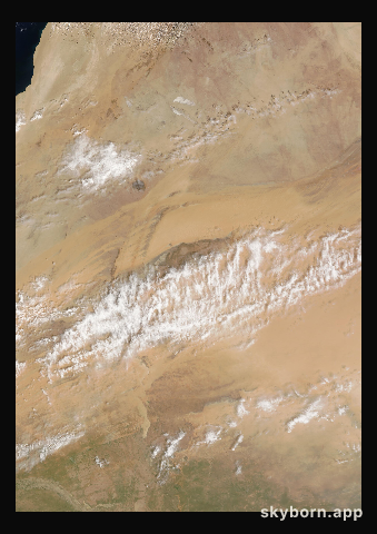 The Earth on 28 September 2009 · Eye of the Sahara, Mauritania