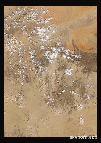 The Earth on 10 October 2009 · Sahara, Algeria