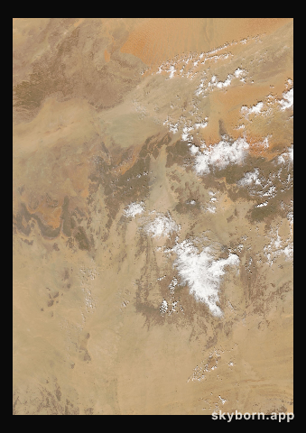 The Earth on 14 October 2009 · Sahara, Algeria