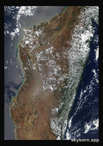 The Earth on 17 October 2009 · Madagascar