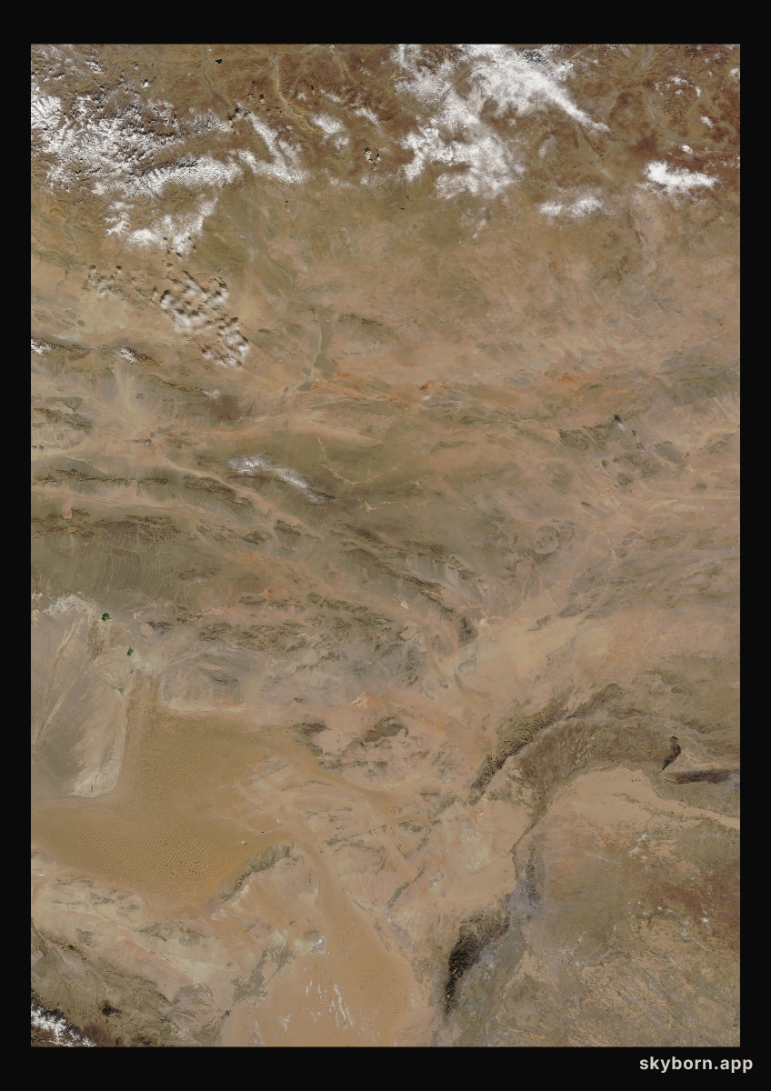 The Earth on 22 October 2009 · Gobi Desert