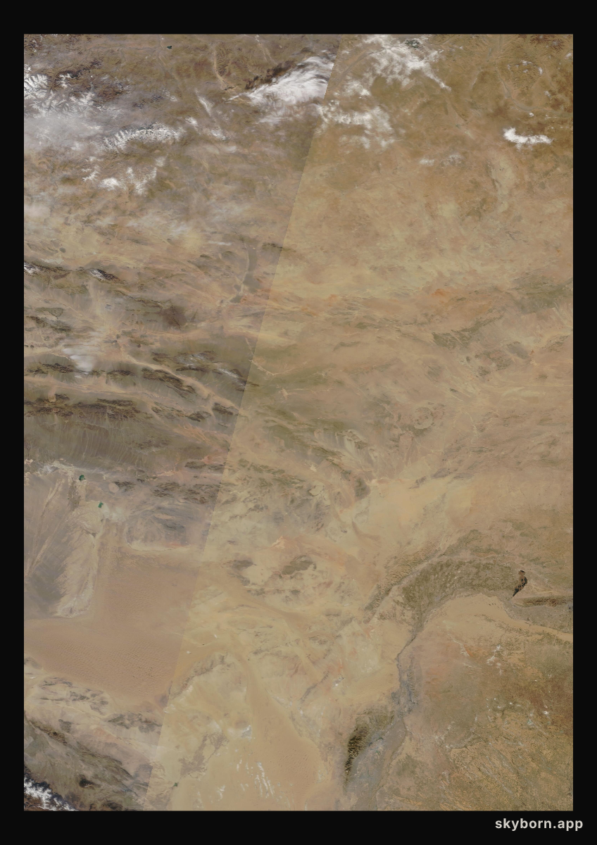 The Earth on 23 October 2009 · Gobi Desert