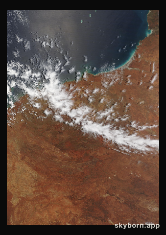 The Earth on 24 October 2009 · Pilbara, Western Australia