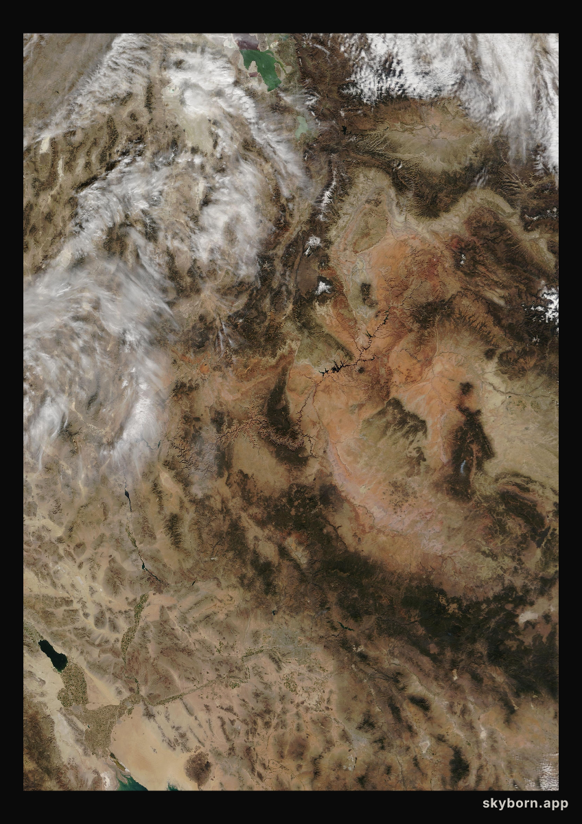 The Earth on 26 October 2009 · Colorado Plateau