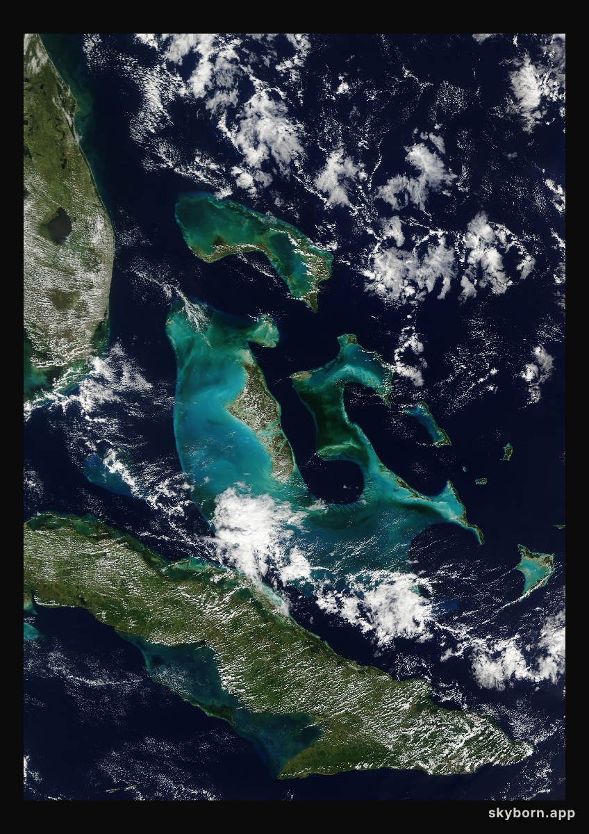 The Earth on 31 October 2009 · Bahamas