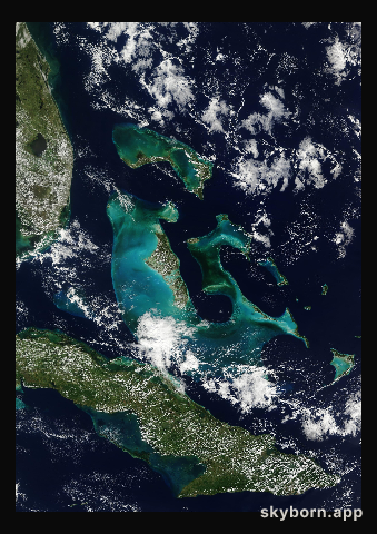 The Earth on 31 October 2009 · Bahamas
