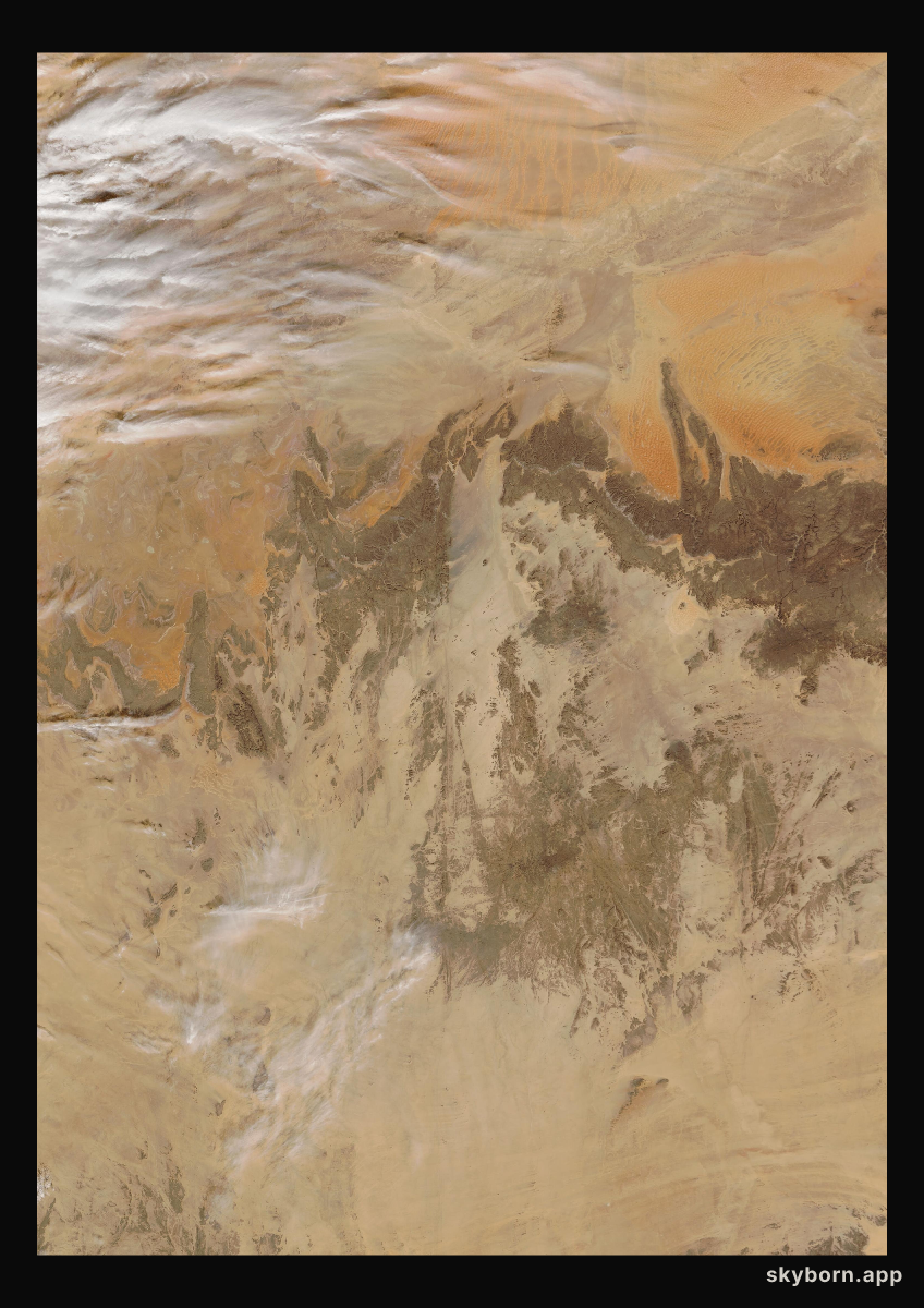 The Earth on 2 November 2009 · Sahara, Algeria