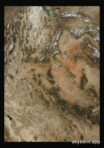 The Earth on 3 November 2009 · Colorado Plateau