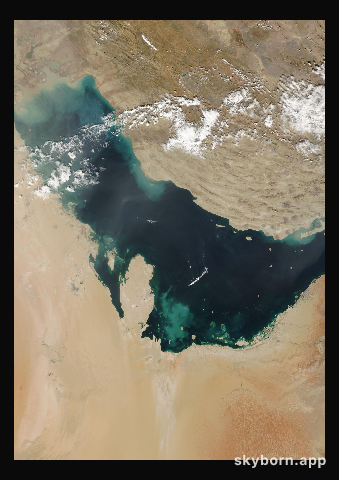 The Earth on 4 November 2009 · Persian Gulf
