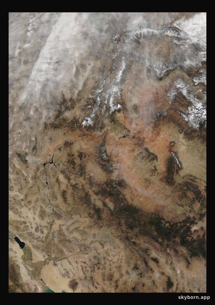 The Earth on 20 November 2009 · Colorado Plateau