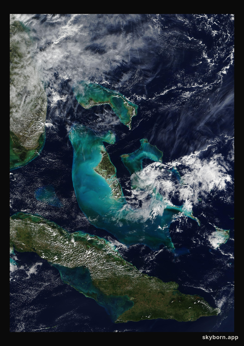 The Earth on 21 November 2009 · Bahamas