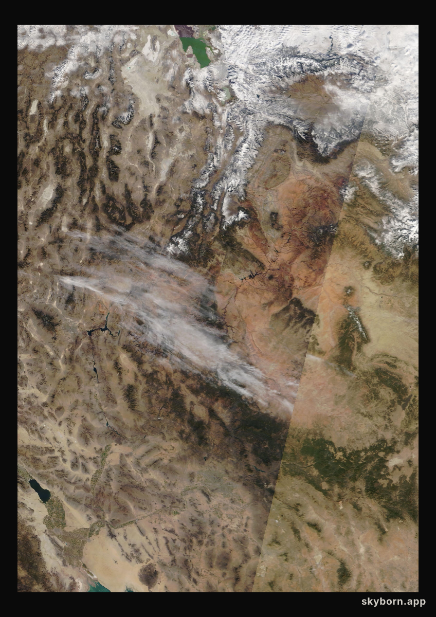 The Earth on 23 November 2009 · Colorado Plateau