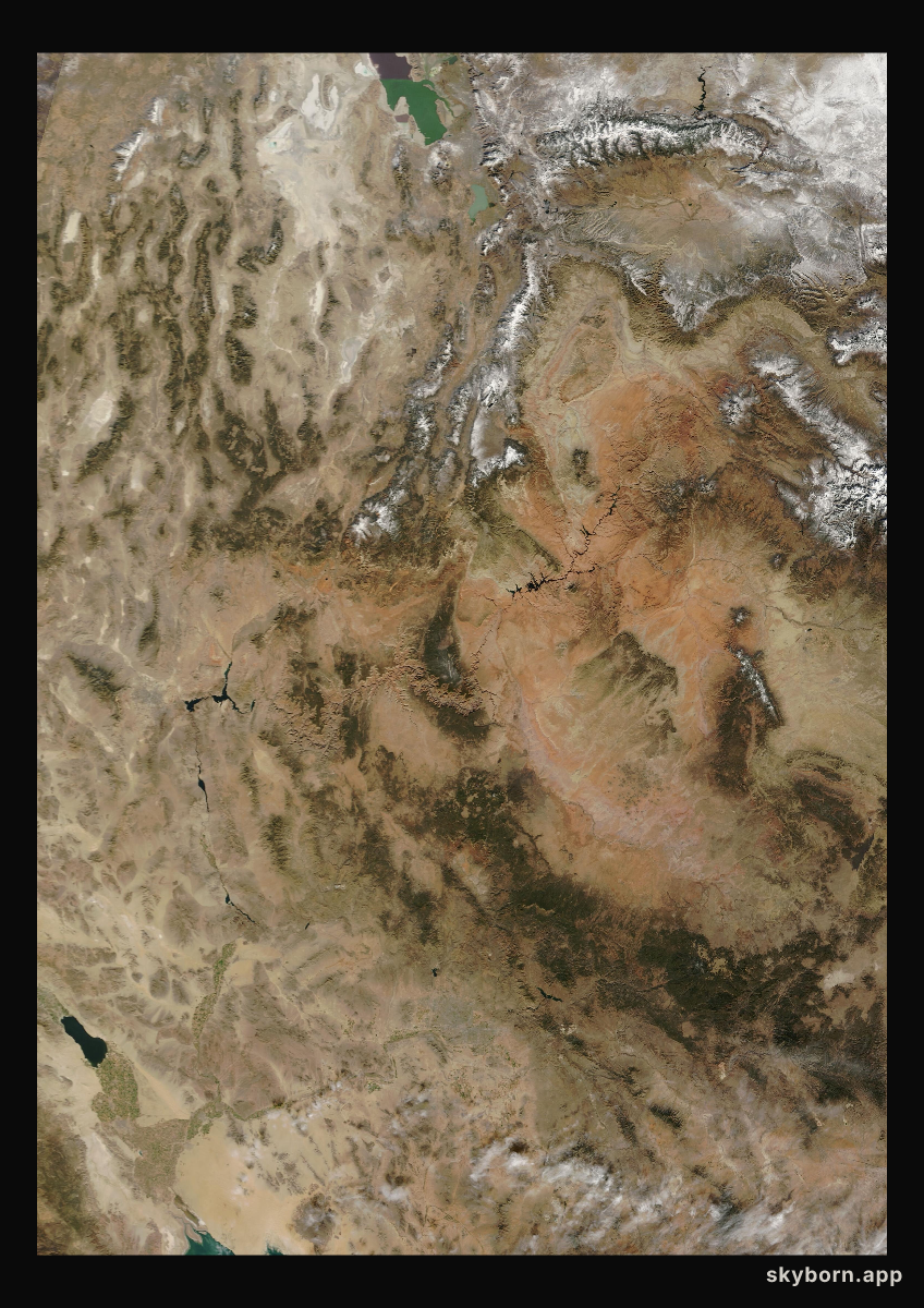 The Earth on 26 November 2009 · Colorado Plateau