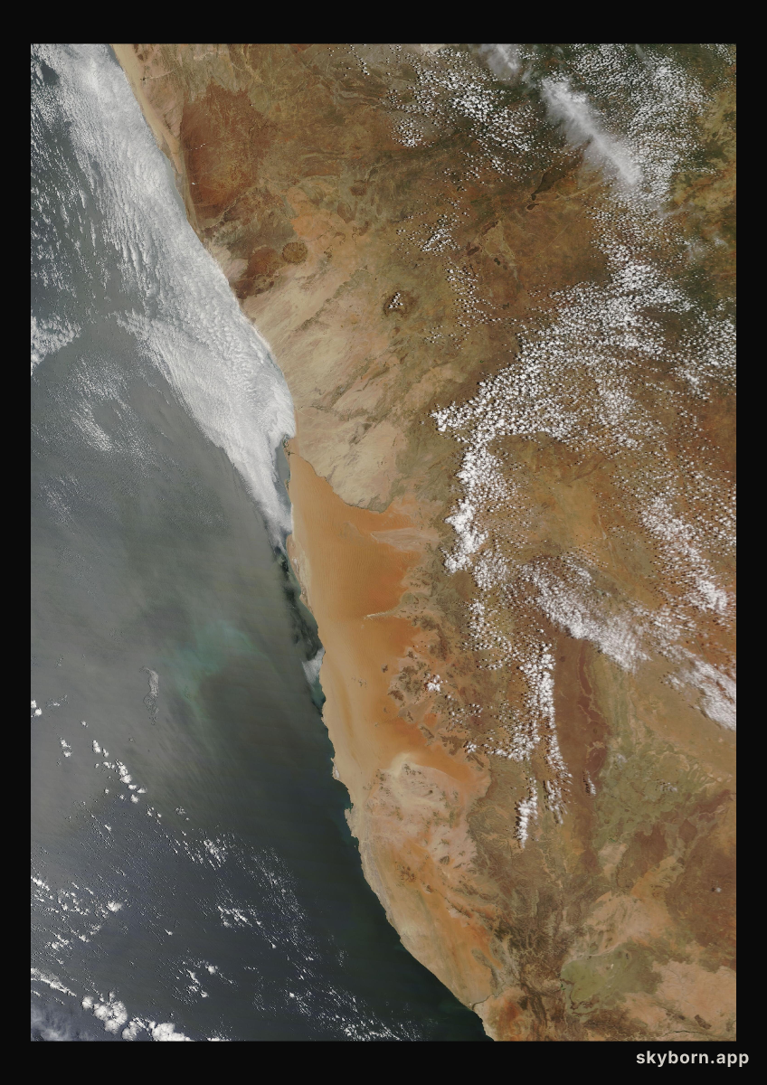 The Earth on 30 November 2009 · Namib Desert