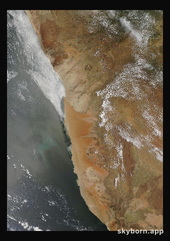 The Earth on 30 November 2009 · Namib Desert