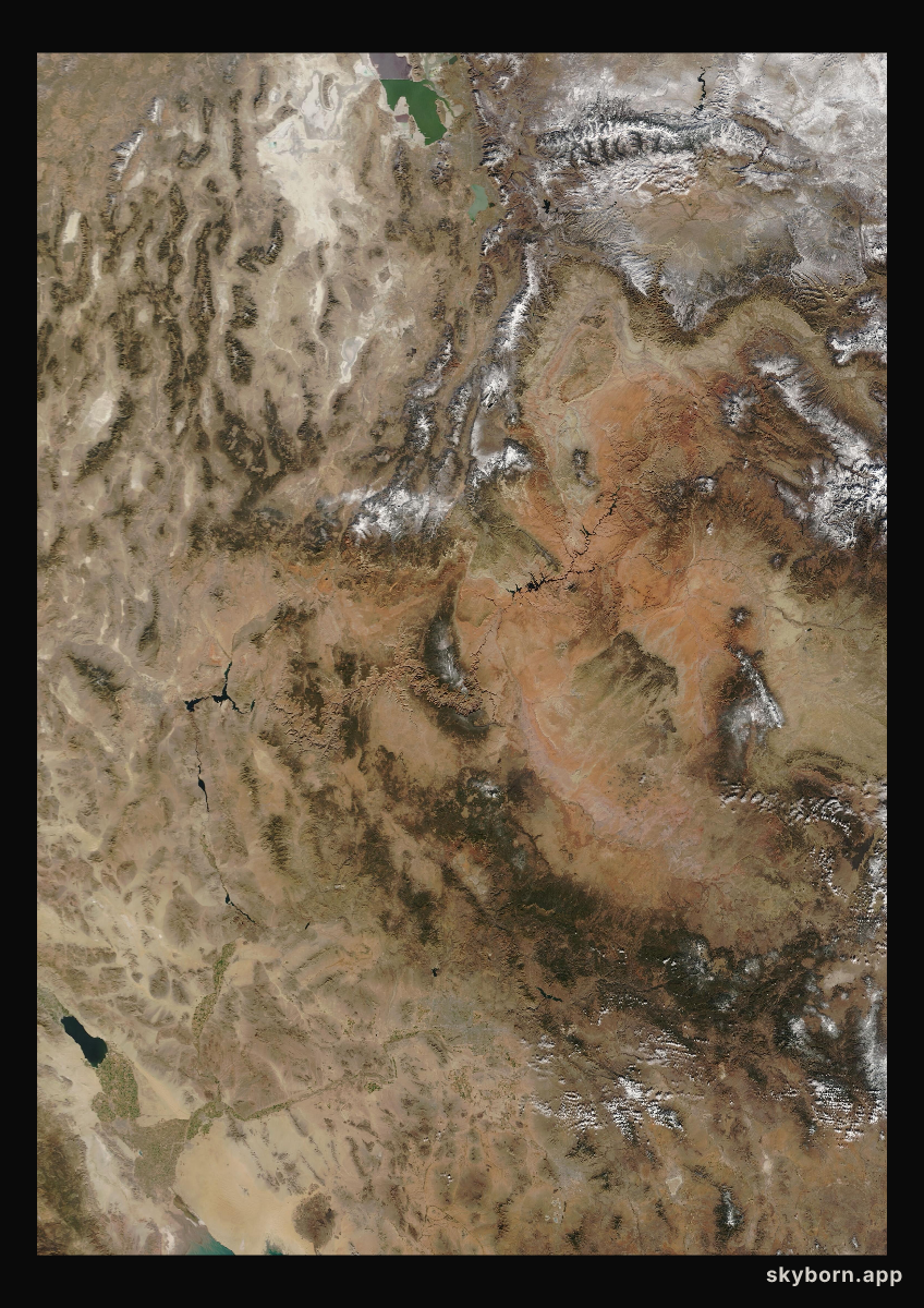 The Earth on 3 December 2009 · Colorado Plateau