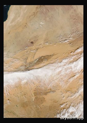 The Earth on 5 December 2009 · Eye of the Sahara, Mauritania