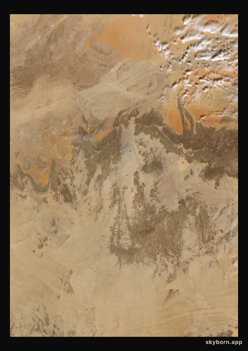 The Earth on 6 December 2009 · Sahara, Algeria