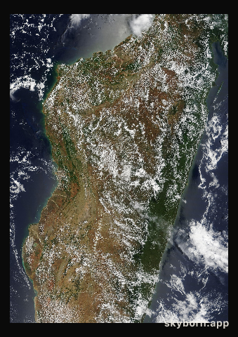 The Earth on 13 December 2009 · Madagascar