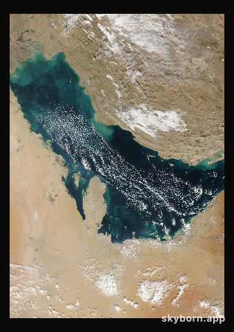 The Earth on 15 December 2009 · Persian Gulf