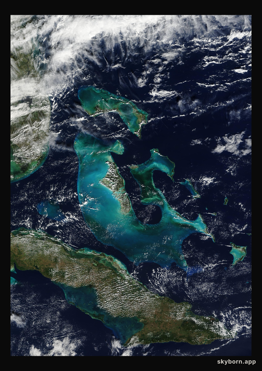 The Earth on 16 December 2009 · Bahamas