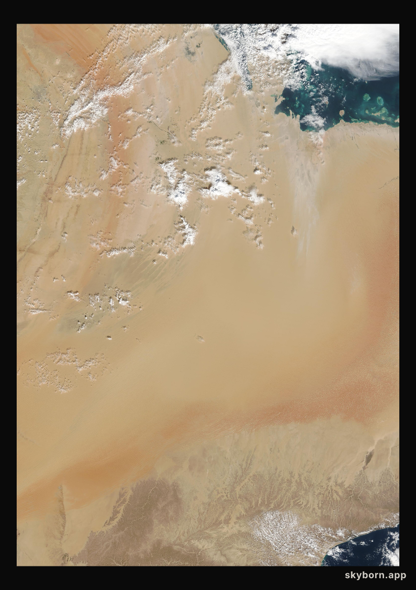 The Earth on 18 December 2009 · Empty Quarter, Arabia