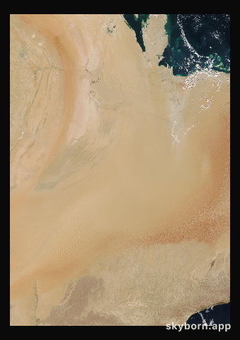 The Earth on 22 December 2009 · Empty Quarter, Arabia