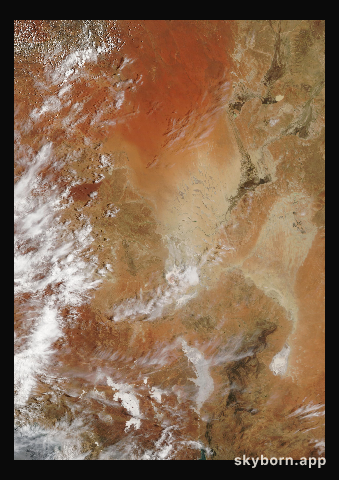 The Earth on 23 December 2009 · Lake Eyre, Australia