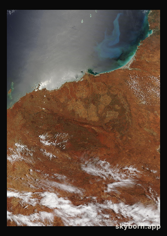 The Earth on 27 December 2009 · Pilbara, Western Australia