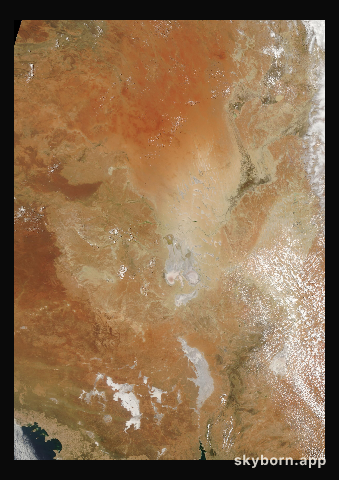 The Earth on 31 December 2009 · Lake Eyre, Australia