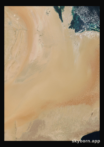 The Earth on 7 January 2010 · Empty Quarter, Arabia