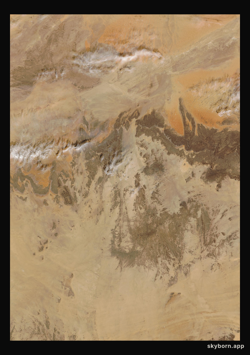 The Earth on 14 January 2010 · Sahara, Algeria