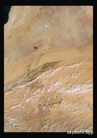 The Earth on 20 January 2010 · Eye of the Sahara, Mauritania