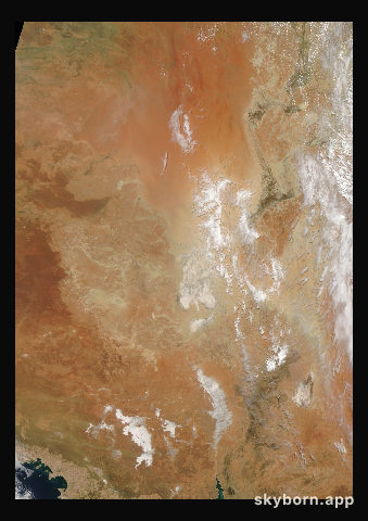 The Earth on 1 February 2010 · Lake Eyre, Australia