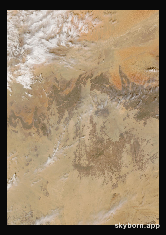 The Earth on 3 February 2010 · Sahara, Algeria