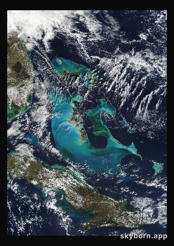 The Earth on 9 February 2010 · Bahamas