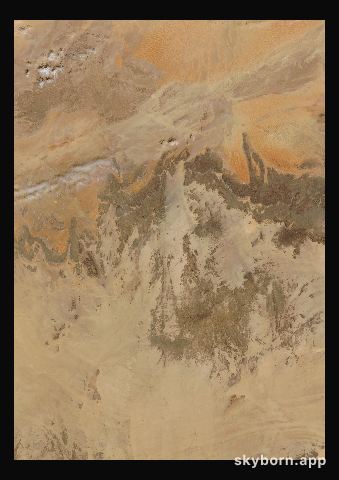 The Earth on 22 February 2010 · Sahara, Algeria