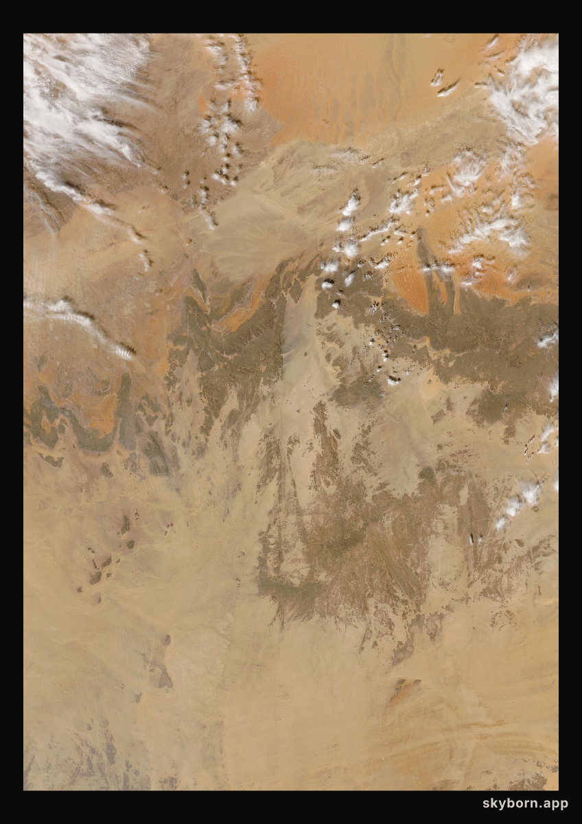 The Earth on 2 March 2010 · Sahara, Algeria