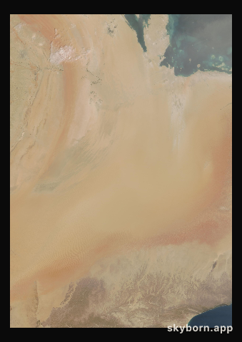 The Earth on 22 March 2010 · Empty Quarter, Arabia
