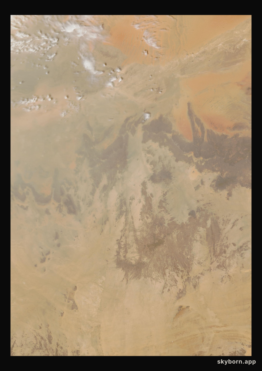 The Earth on 23 March 2010 · Sahara, Algeria
