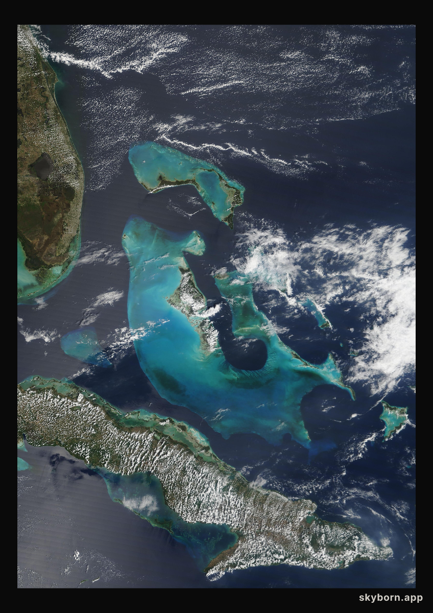 The Earth on 27 March 2010 · Bahamas