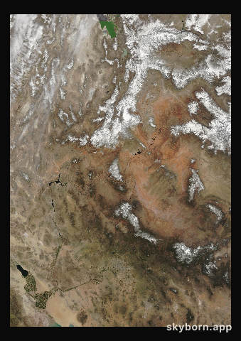 The Earth on 28 March 2010 · Colorado Plateau