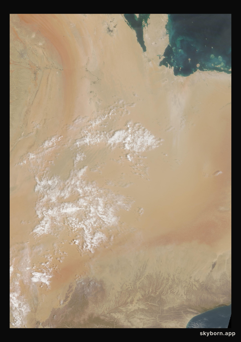 The Earth on 29 March 2010 · Empty Quarter, Arabia