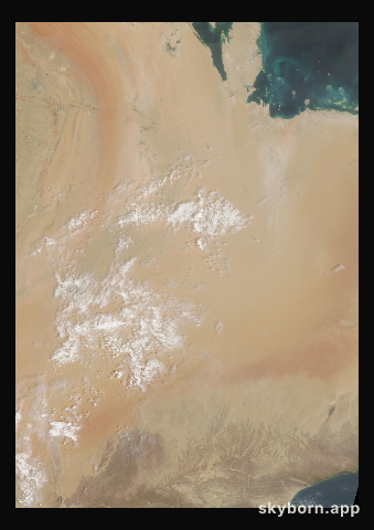 The Earth on 29 March 2010 · Empty Quarter, Arabia