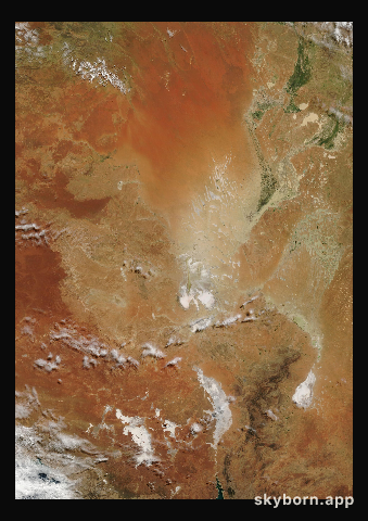 The Earth on 2 April 2010 · Lake Eyre, Australia