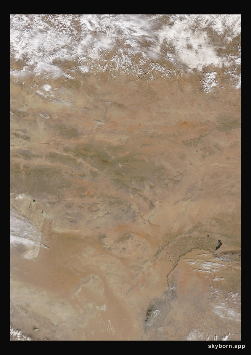 The Earth on 4 April 2010 · Gobi Desert