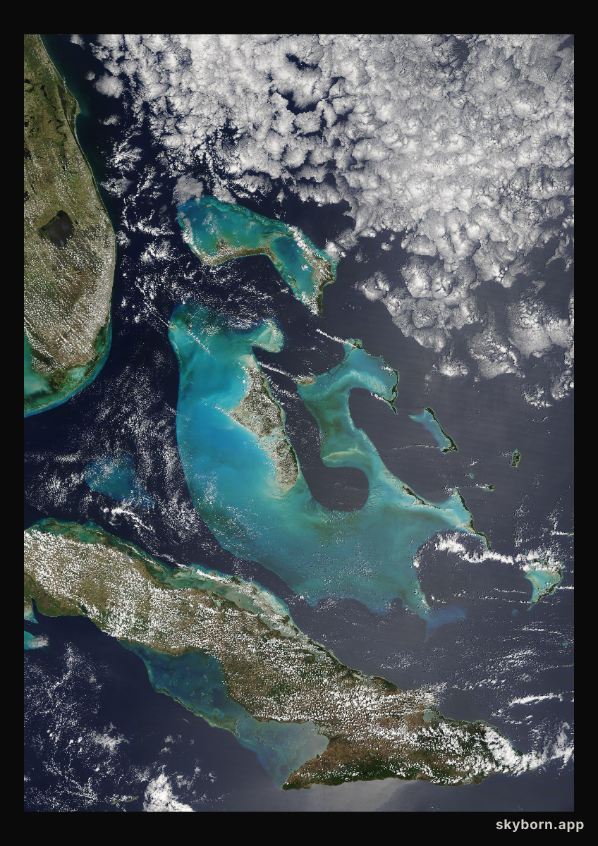 The Earth on 7 April 2010 · Bahamas